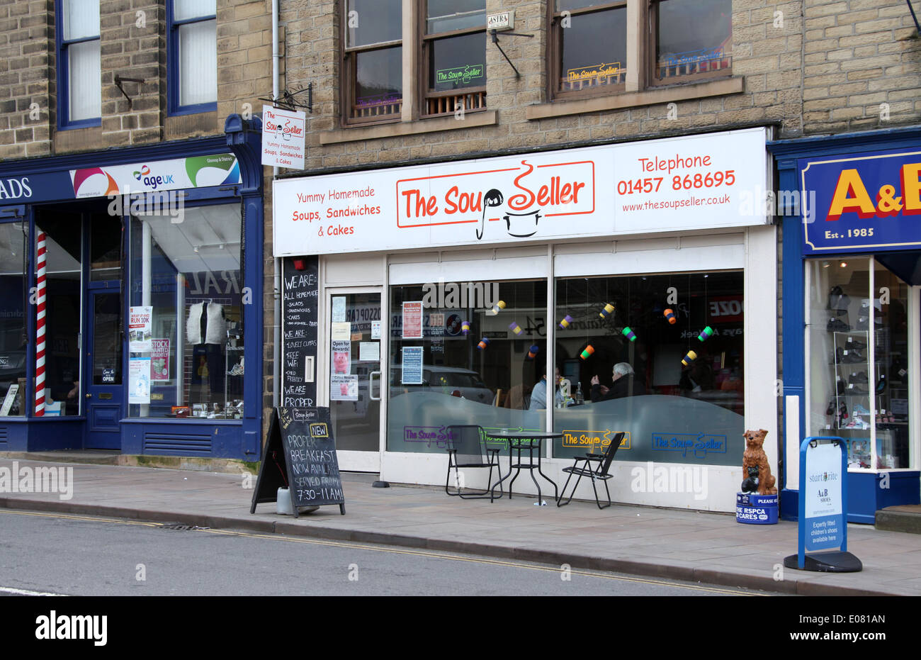 Glossop high street hires stock photography and images Alamy
