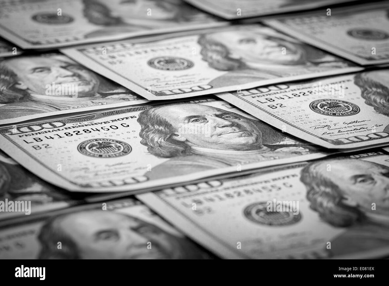 US One Hundred Dollar Bill Macro Stock Photo - Alamy