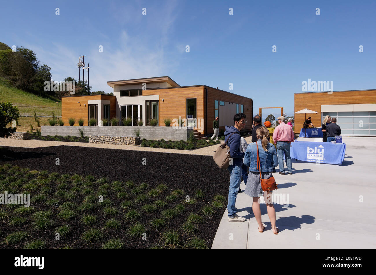 Blu homes model prefab home on mare island in vallejo ca