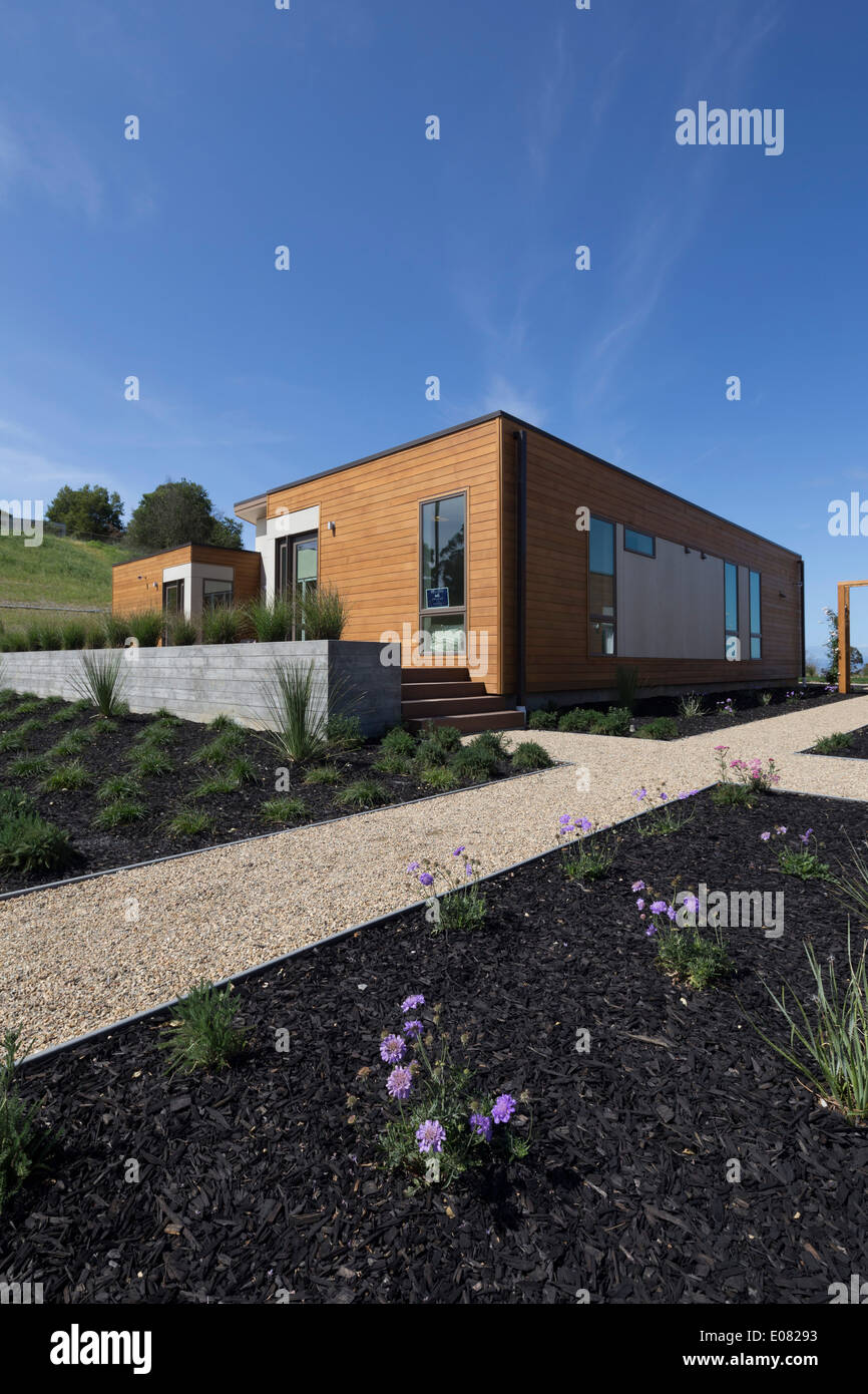 Blu homes model prefab home on mare island in vallejo ca