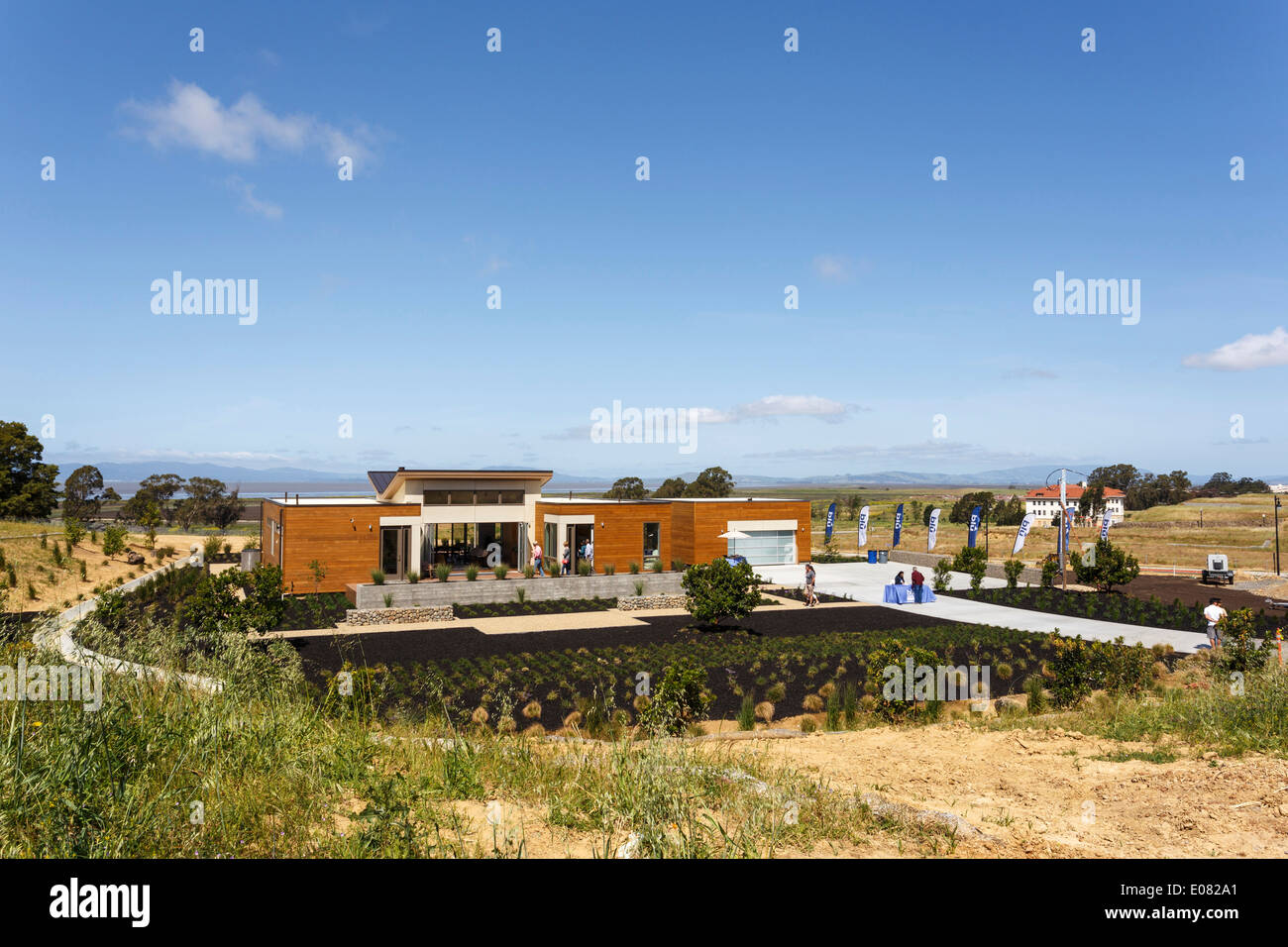 Blu homes model prefab home on mare island in vallejo ca