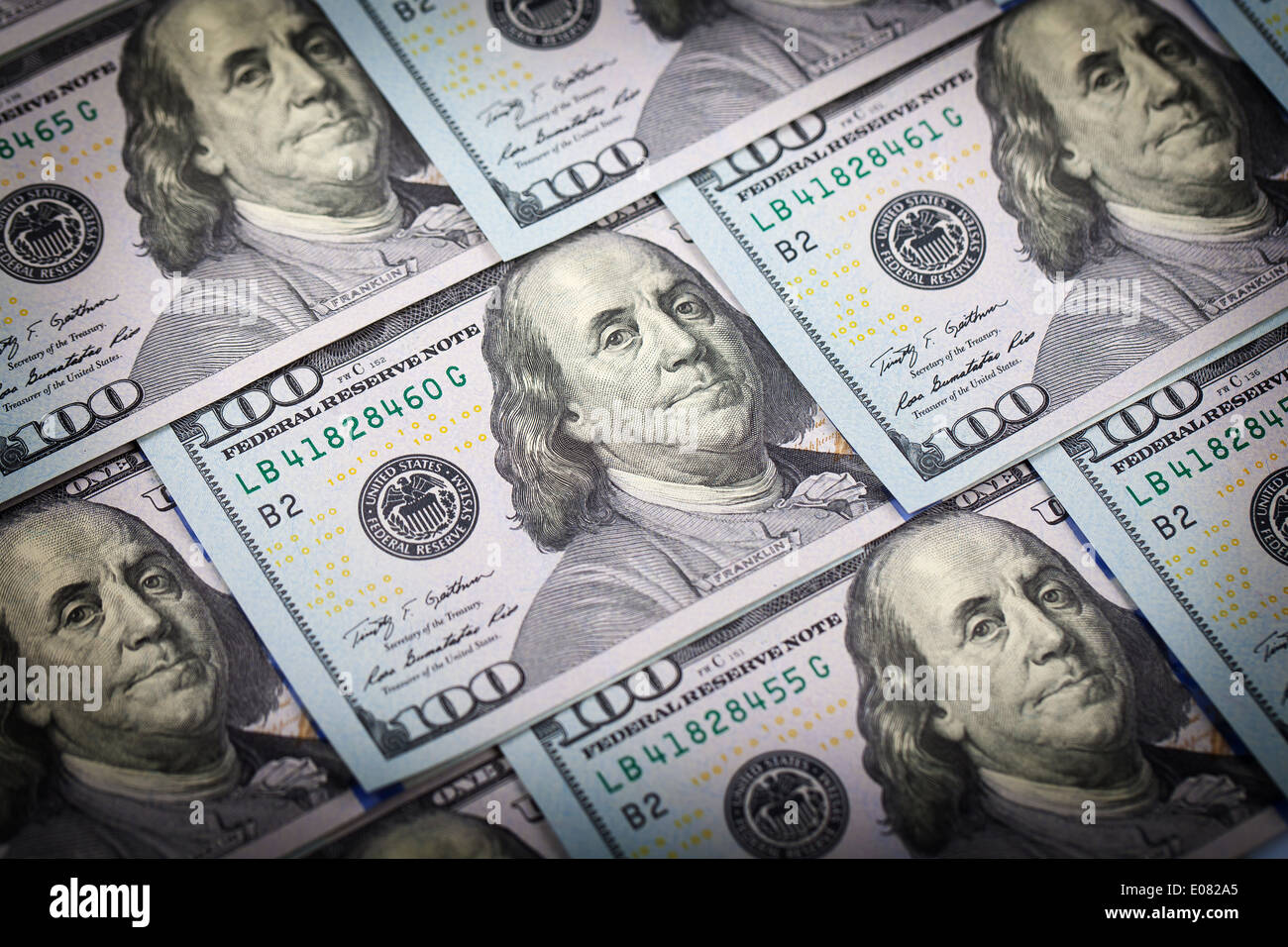 US One Hundred Dollar Bill Macro Stock Photo - Alamy