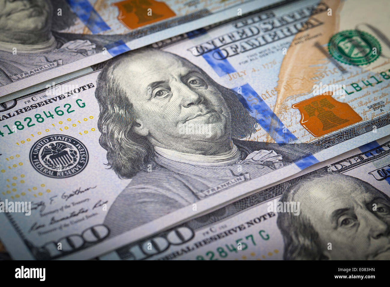US One Hundred Dollar Bill Macro Stock Photo - Alamy