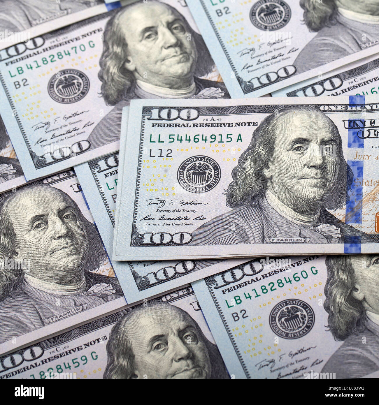 US One Hundred Dollar Bill Macro Stock Photo - Alamy