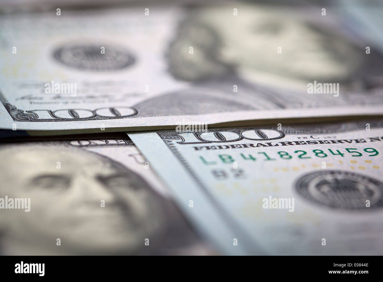 US One Hundred Dollar Bill Macro Stock Photo - Alamy
