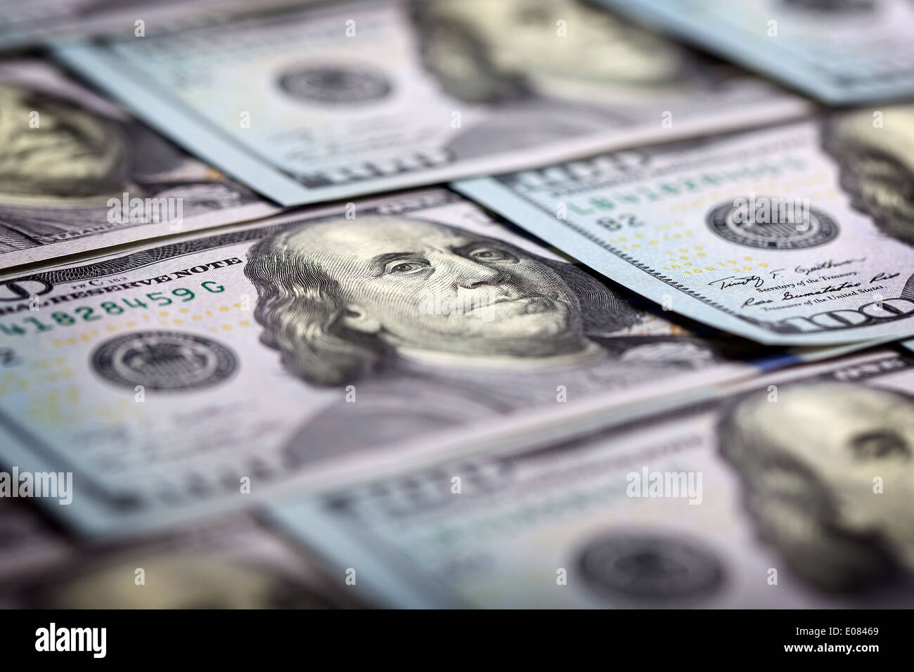 US One Hundred Dollar Bill Macro Stock Photo - Alamy