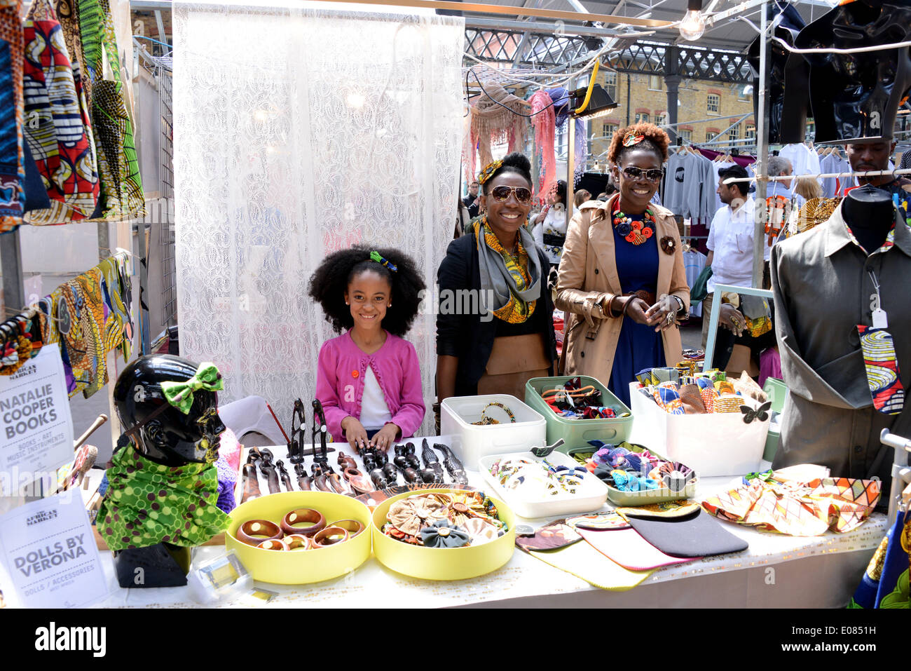 London Uk 5th May 2014 The 2nd Year Of African Market Fashion