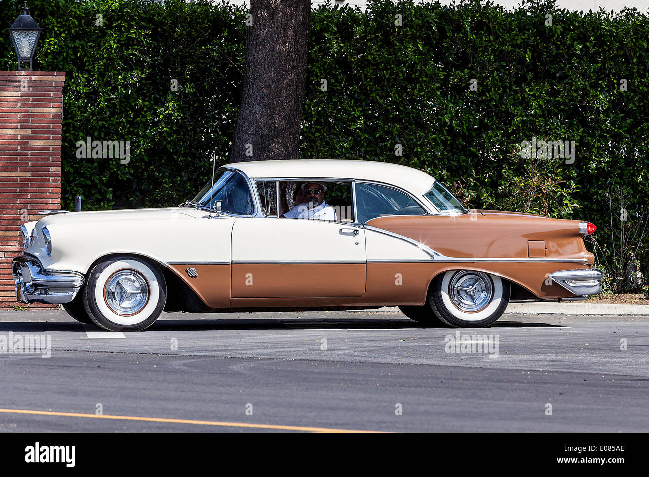 A 1956 Oldsmobile 88 Holiday Coupe Stock Photo