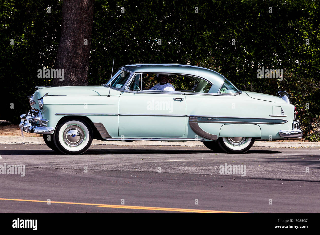 A 1953 Chevy Belair Stock Photo