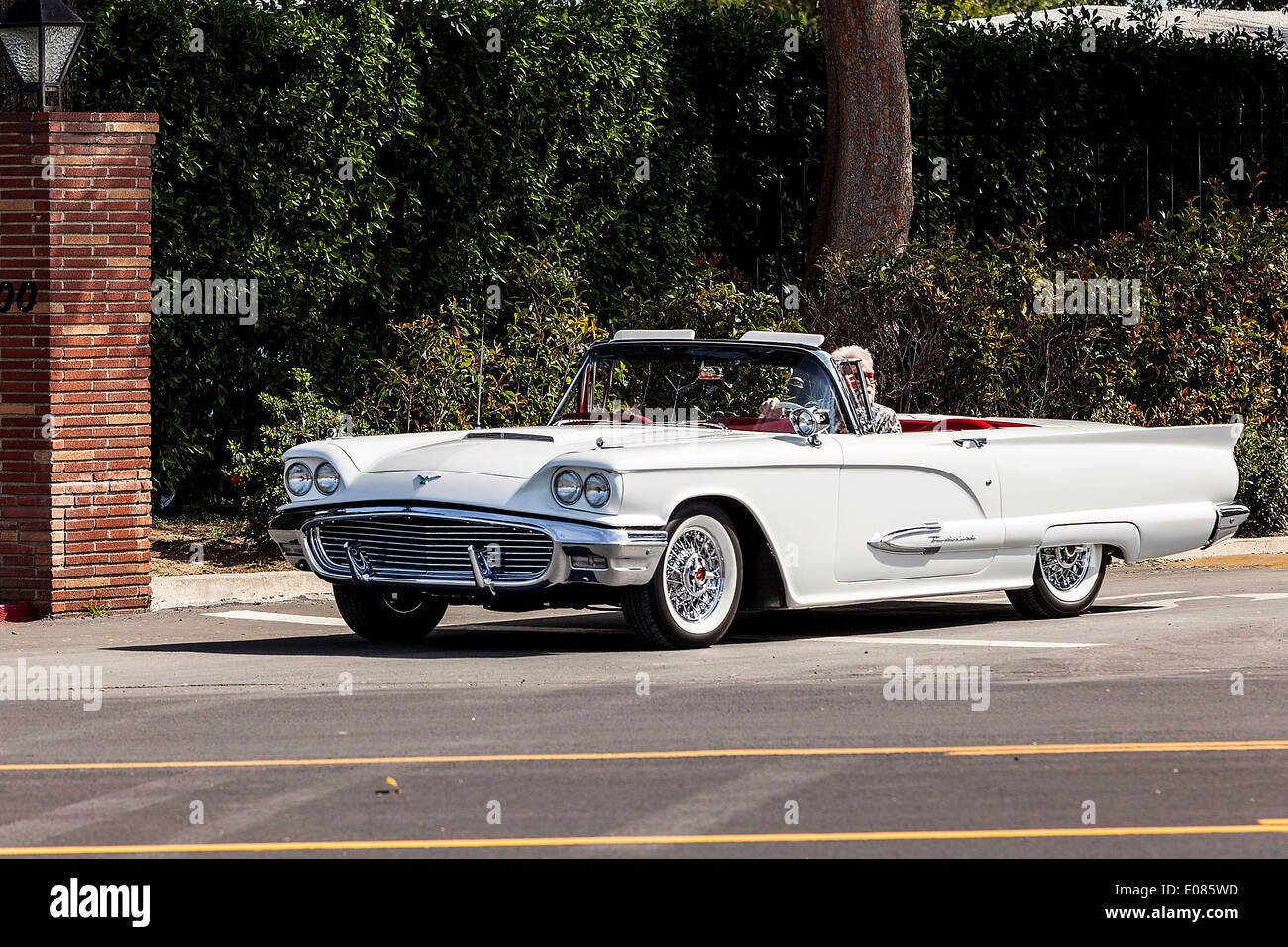 Panneau Métal Vintage Ford Thunderbird 1958 - Reproduction 8x12 Inches - Décoration