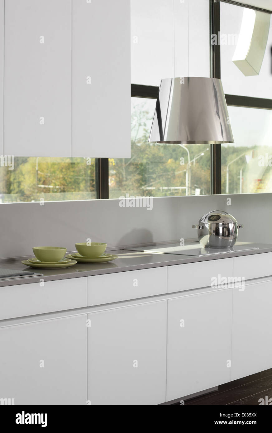 luxury kitchen interior with modern furniture Stock Photo - Alamy