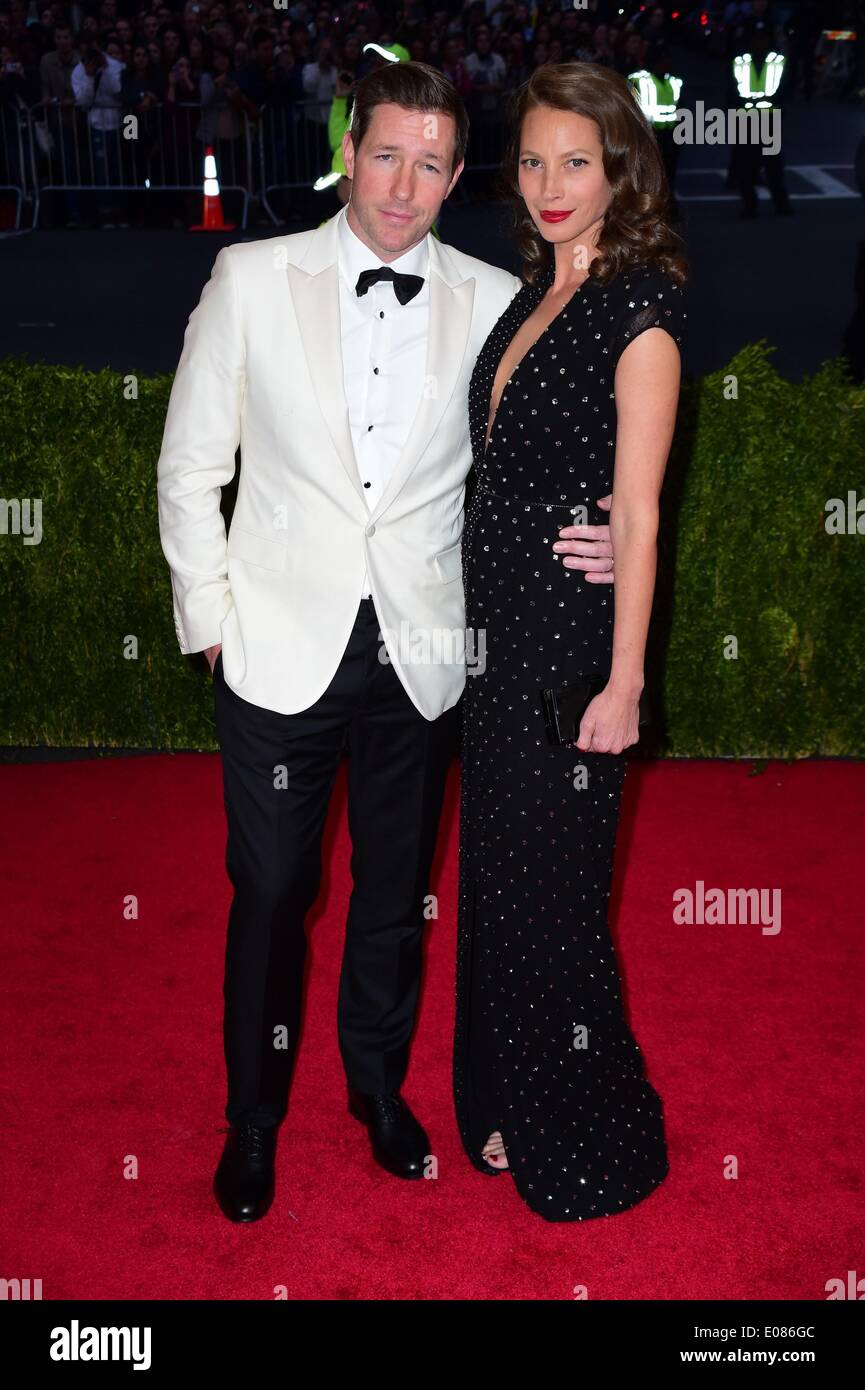 New York, NY, USA. 5th May, 2014. Ed Burns, Christy Turlington at