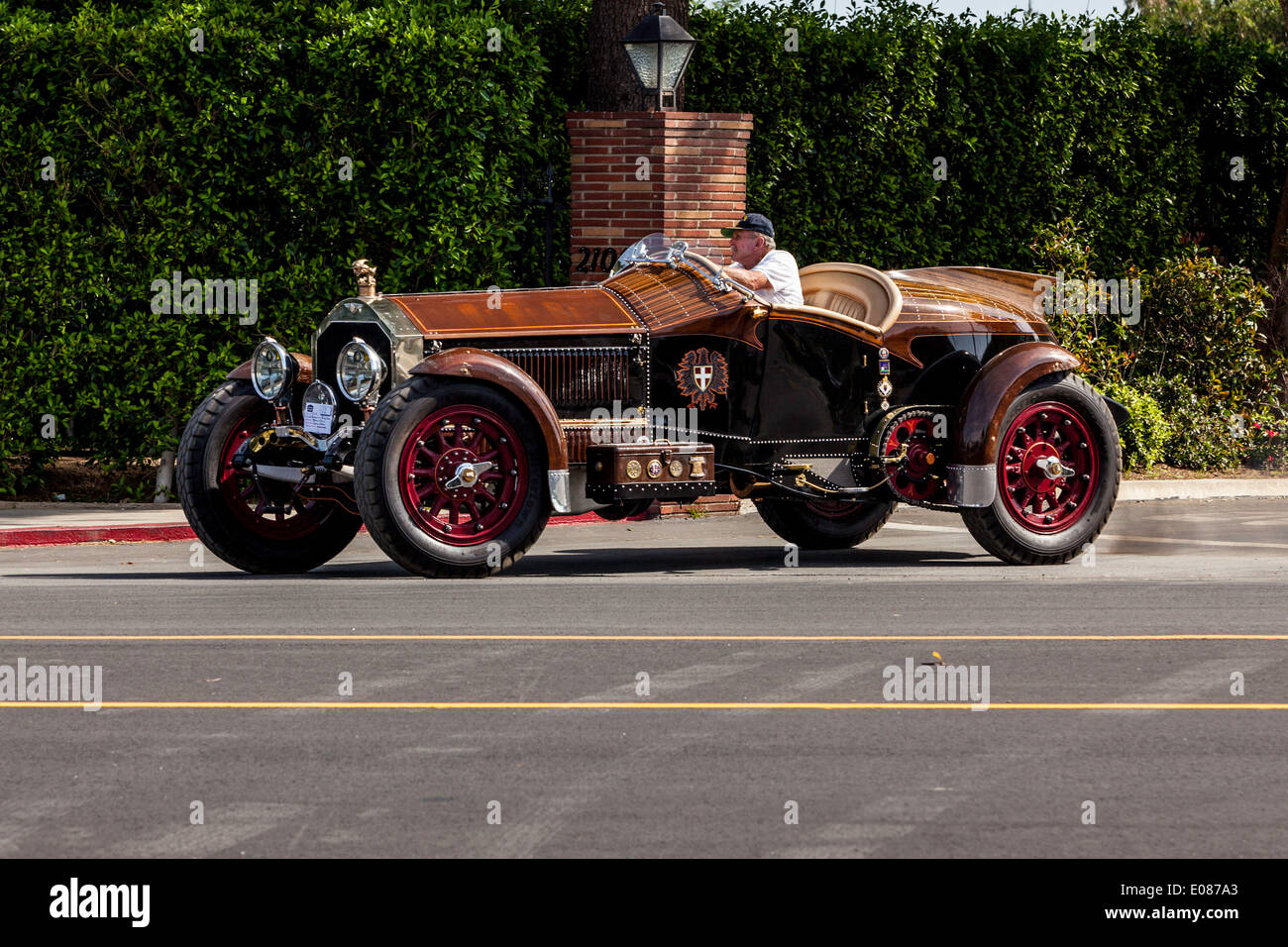 A car called the "Rusty One" with a body of rusted steel with clear coat  paint over it Stock Photo - Alamy