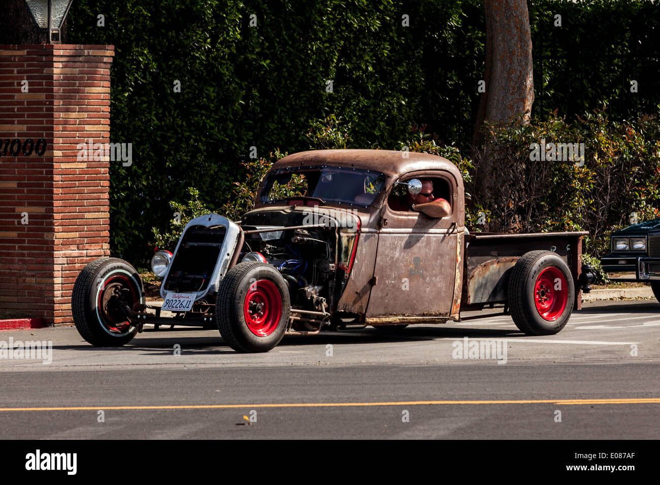 Some kind of Rat Rod maybe a Ford Stock Photo