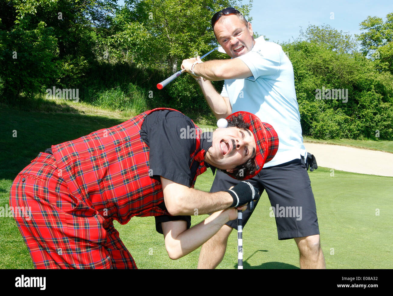 Herbolzheim, Germany - May 5, 2014: Eagles Charity Golf Cup and Gala at  Golfclub Breisgau and Europa