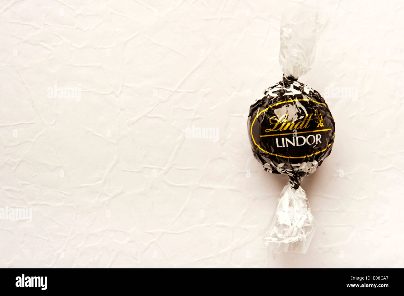 Lindt chocolate truffle, wrapped Stock Photo