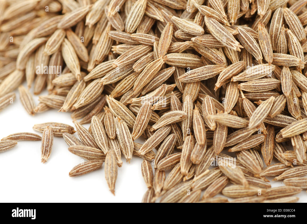 Close up of cumin seeds Stock Photo