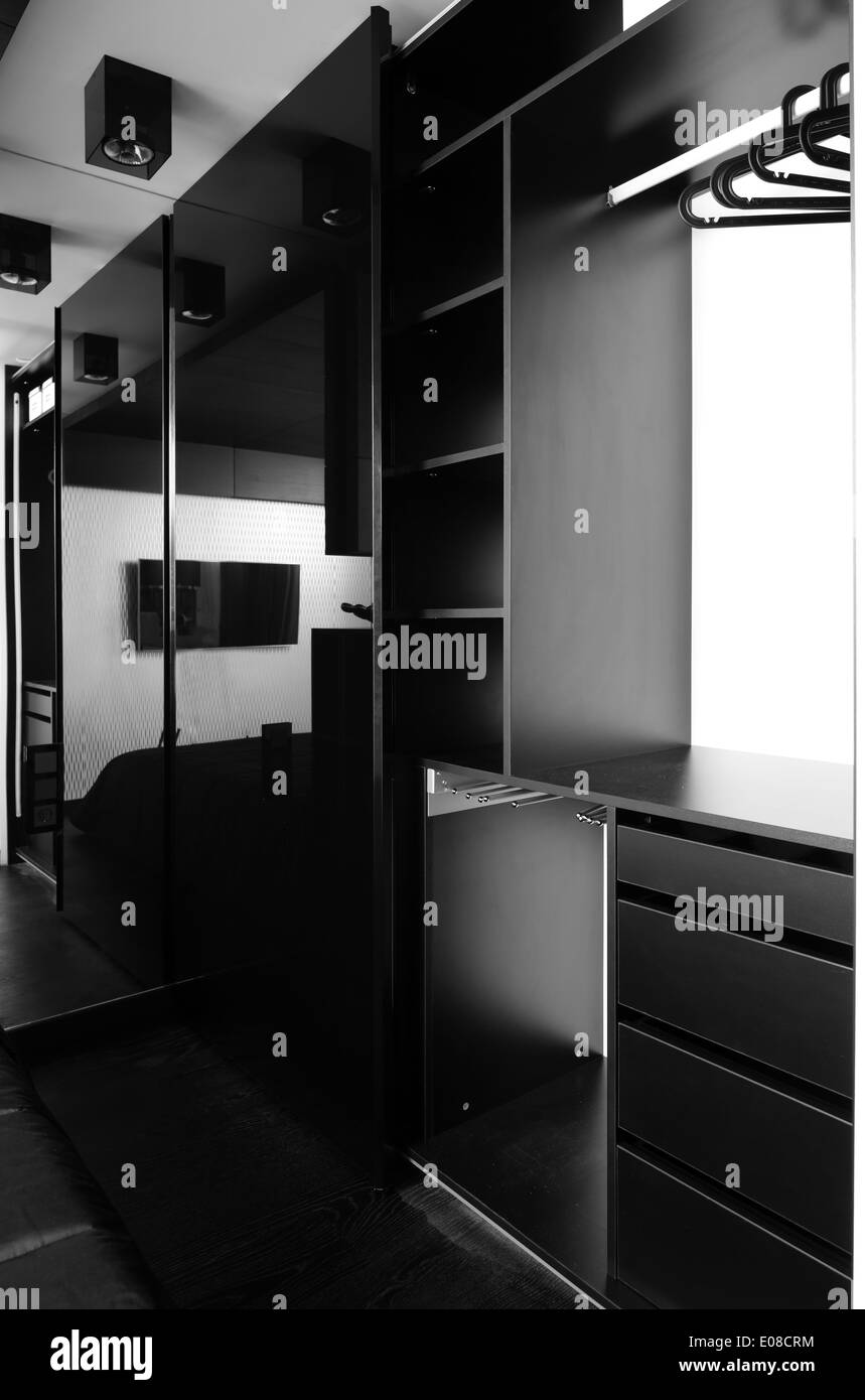 beautiful and modern interior of bright cloakroom Stock Photo Alamy