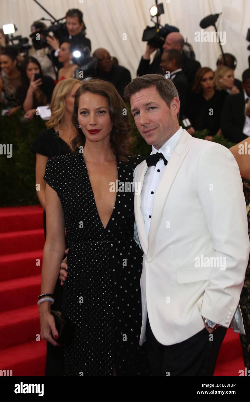 New York, USA. 05th May, 2014. Ed Burns and Christy Turlington Burns