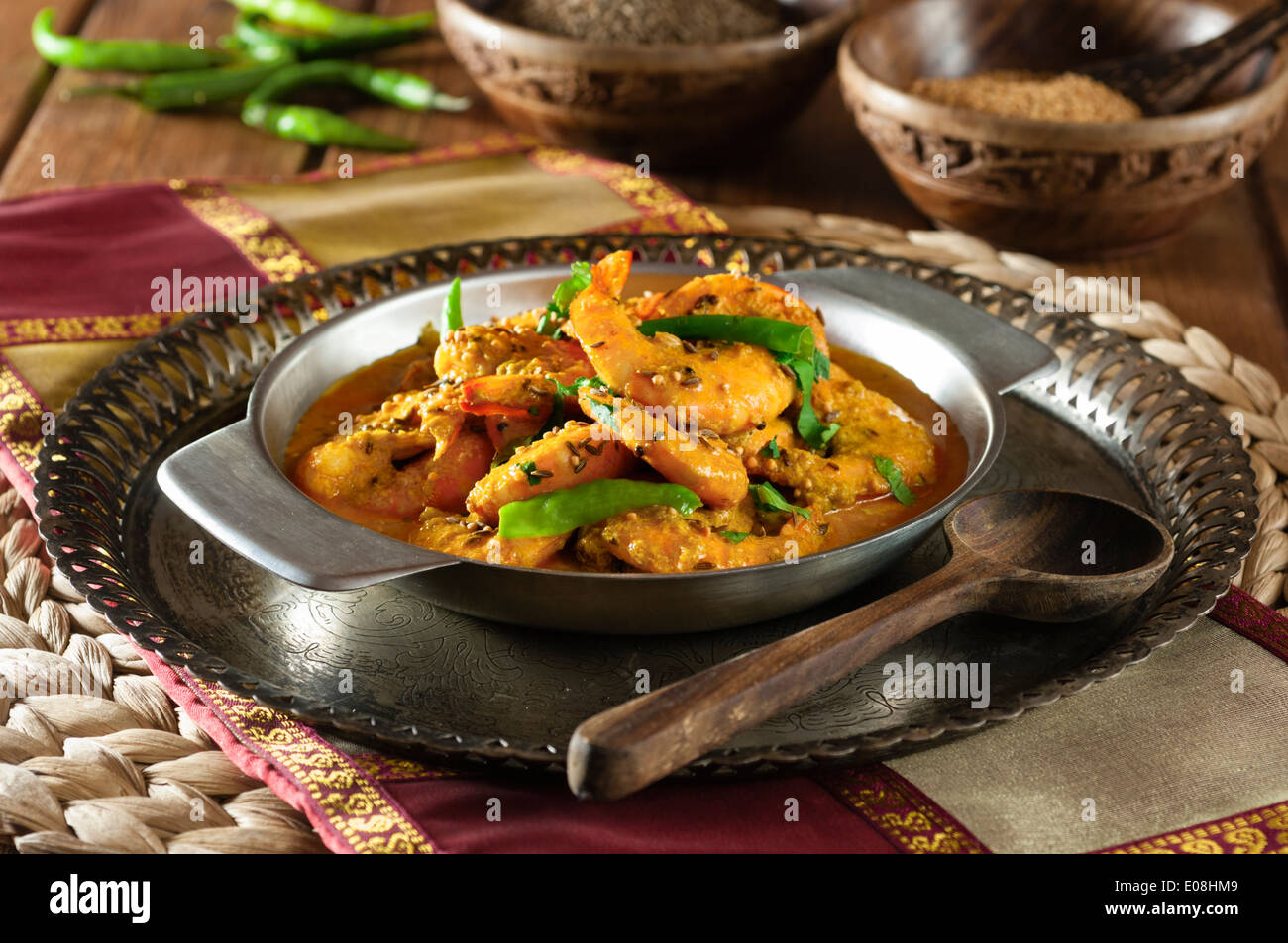 Chingri Malai. Coconut prawn curry Bengal India Food Stock Photo - Alamy