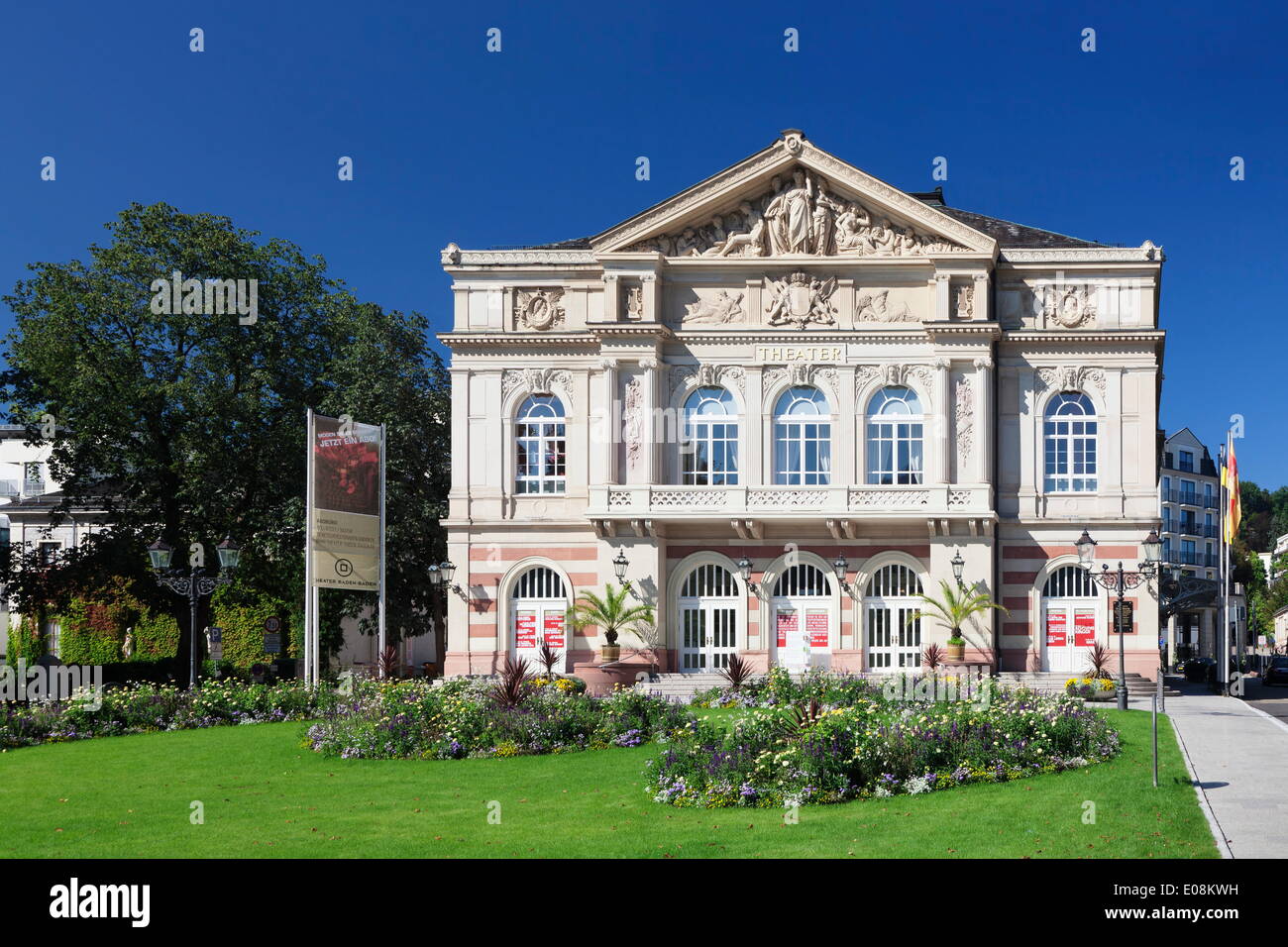 Theatre, Baden-Baden, Black Forest, Baden Wurttemberg, Germany, Europe Stock Photo