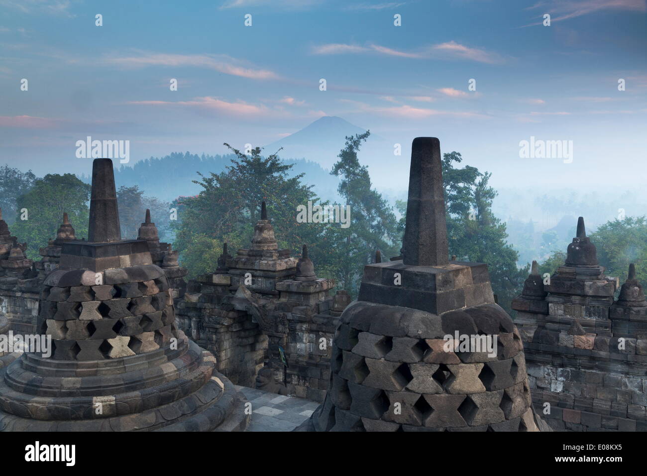 Borobudur Buddhist Temple, UNESCO World Heritage Site, Java, Indonesia ...