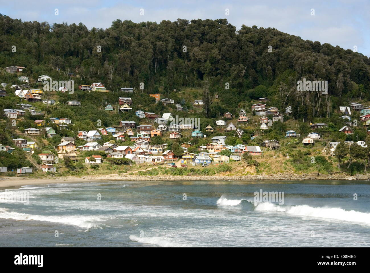 Maicolpue, Osorno, Pacific coast of Lakes District, southern Chile, South America Stock Photo