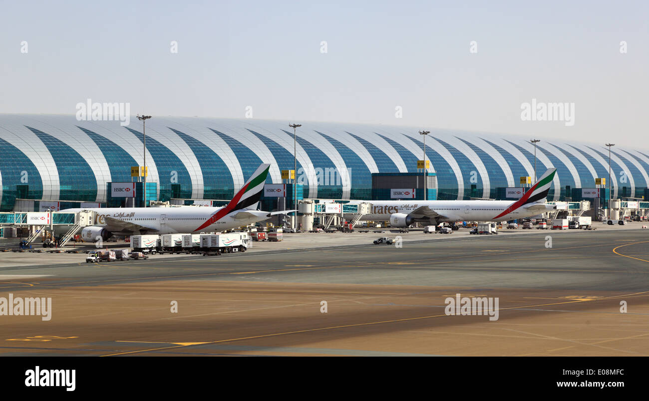 Dubai International Airport. United Arab Emirates Stock Photo