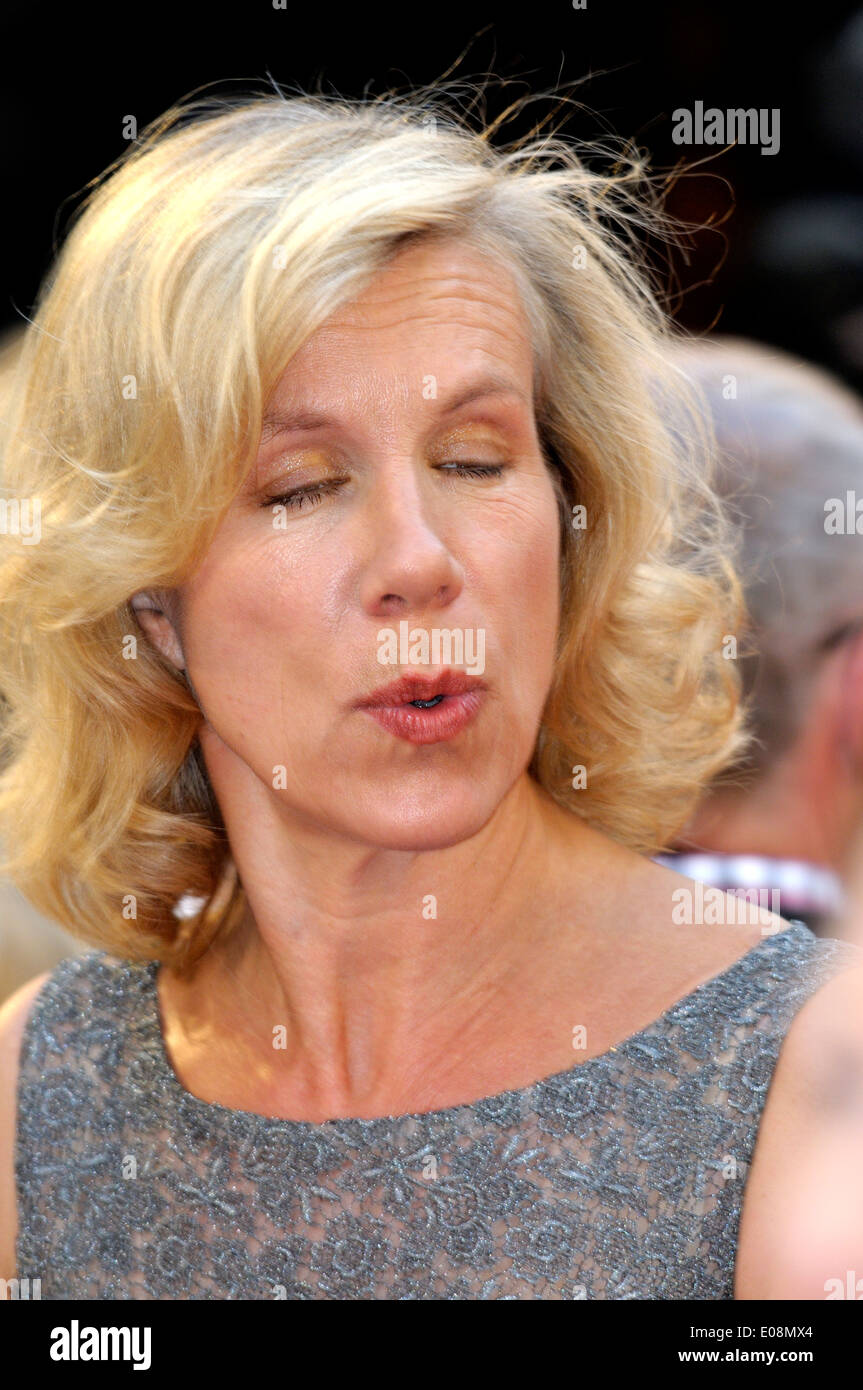 Juliet Stevenson (British actress) at the World Premier of the film 'Diana' (Odeon, Leicester Square, 5th Sept 2013) Stock Photo