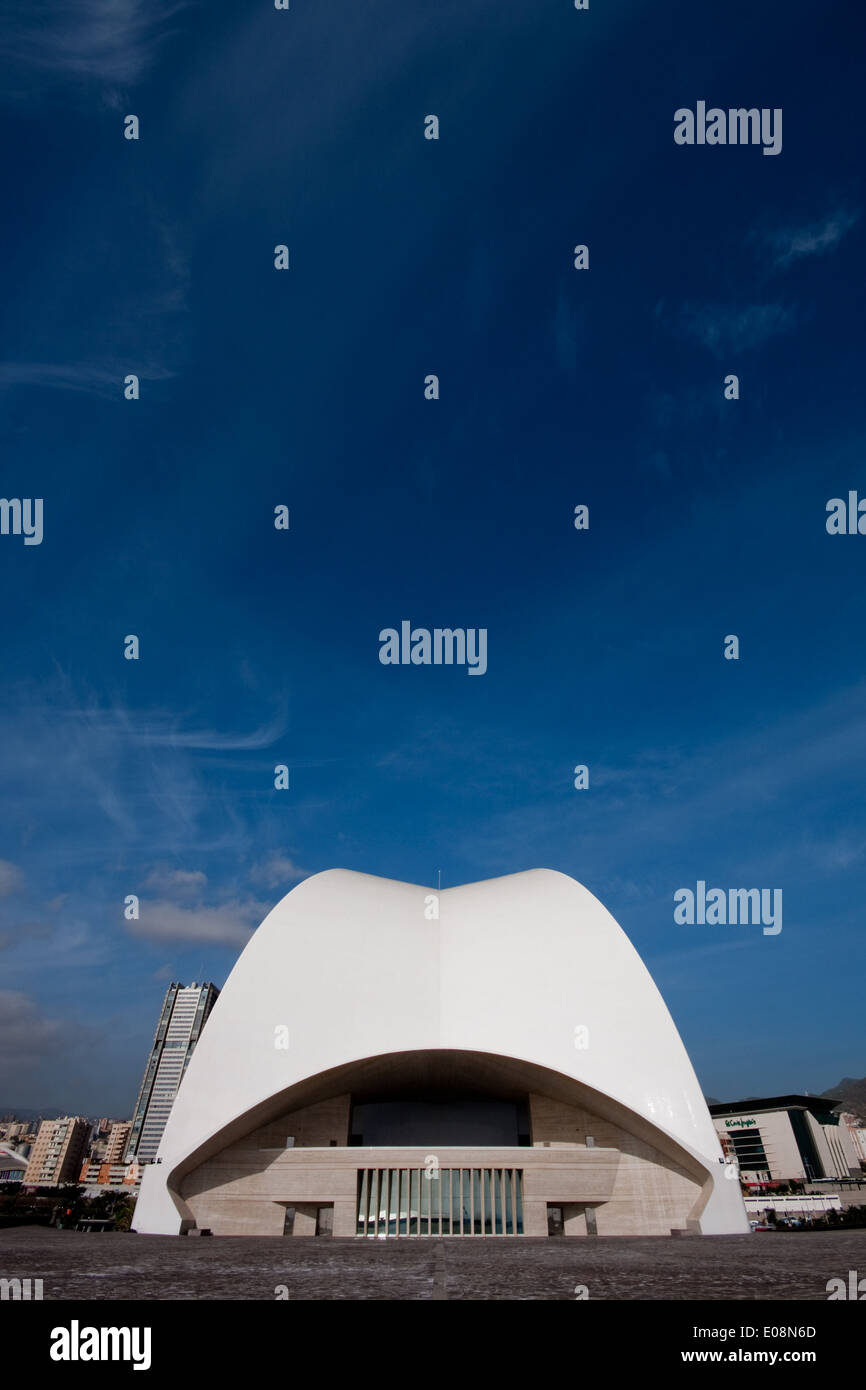 Auditorio de Tenerife, Santa Cruz de Tenerife, Tenerife, Spain Stock Photo