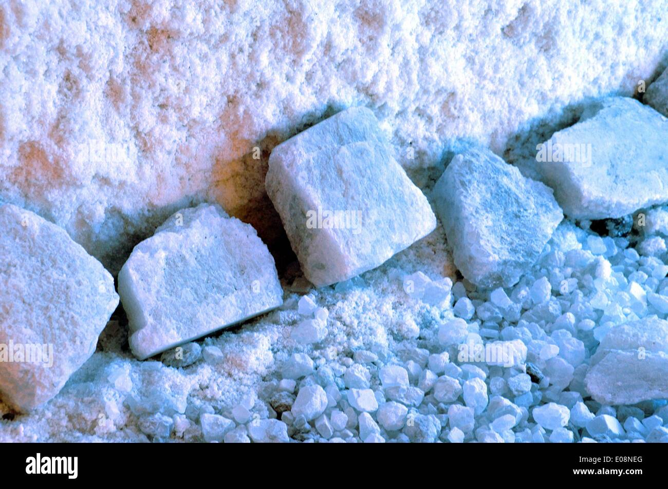Berlin, Germany. 19th Mar, 2010. Salt crystals are seen in the Saltero Salzspa in Berlin, Germany, 19 March 2010. Fotoarchiv für Zeitgeschichte - NO WIRE SERVICE/dpa/Alamy Live News Stock Photo
