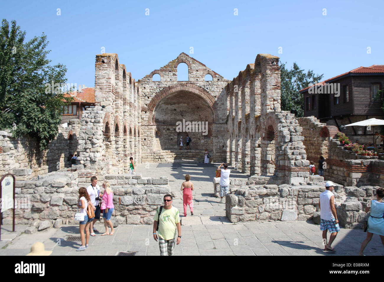 Hagia Sophia Church, Nesebar, Bulgaria. Stock Photo