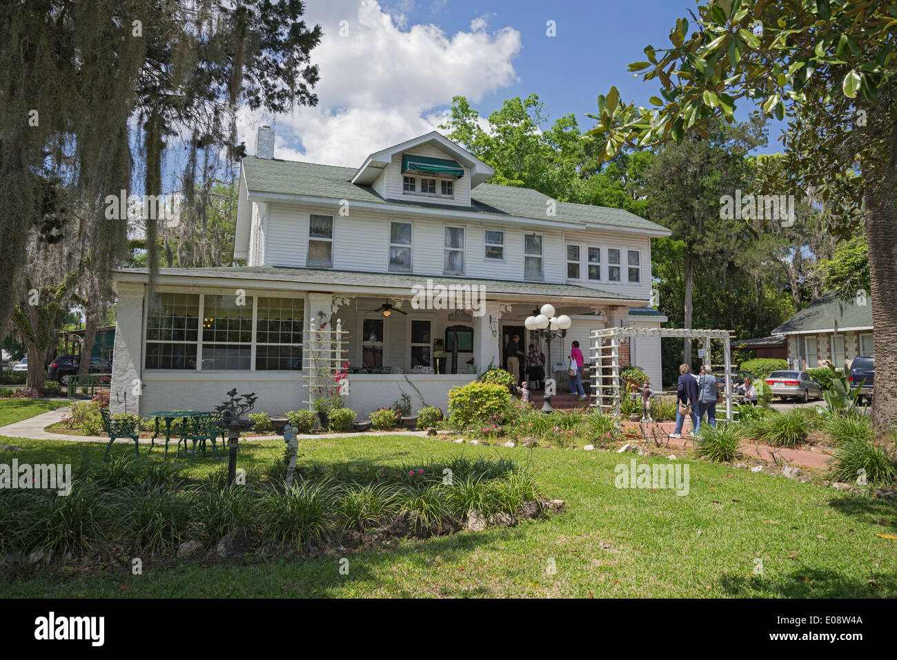 The Ivy House Restaurant in Williston, Florida. Stock Photo