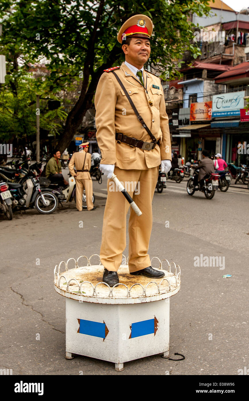 Traffic Policeman, Hanoi, Vietnam Stock Photo Alamy