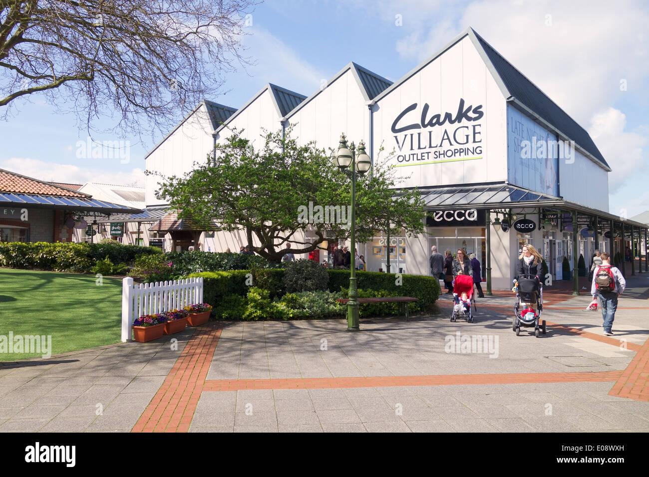Clarks Village Outlet Shopping, Street, Somerset, England, UK Stock Photo -  Alamy