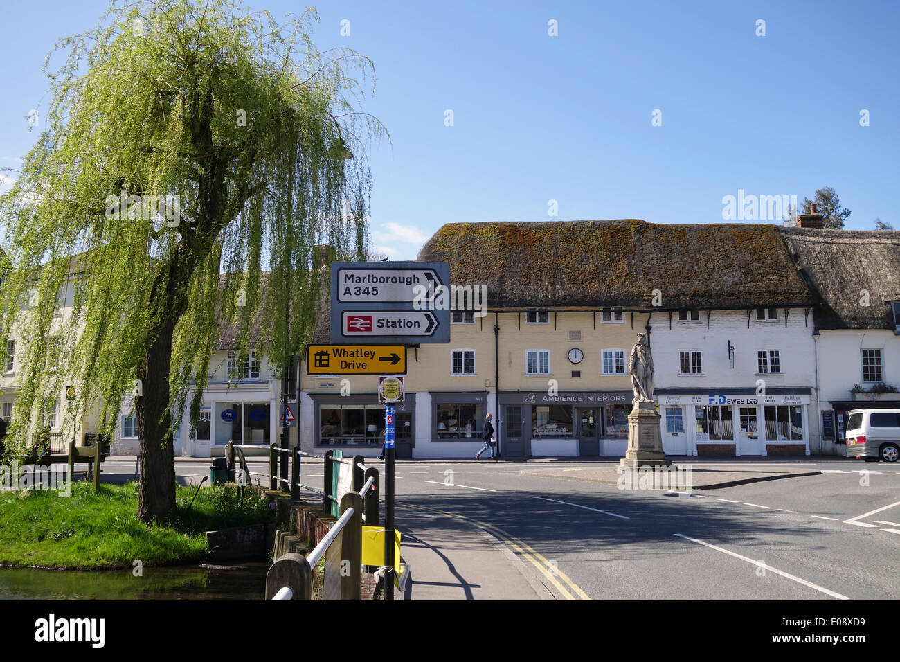 Pewsey town centre, Wiltshire, England, UK Stock Photo Alamy