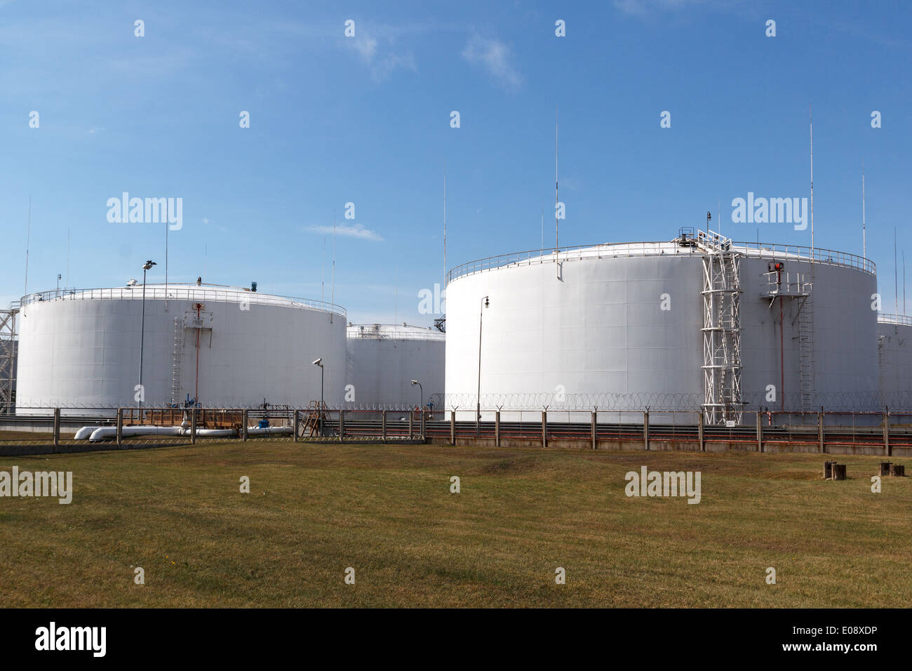 oil tank Stock Photo