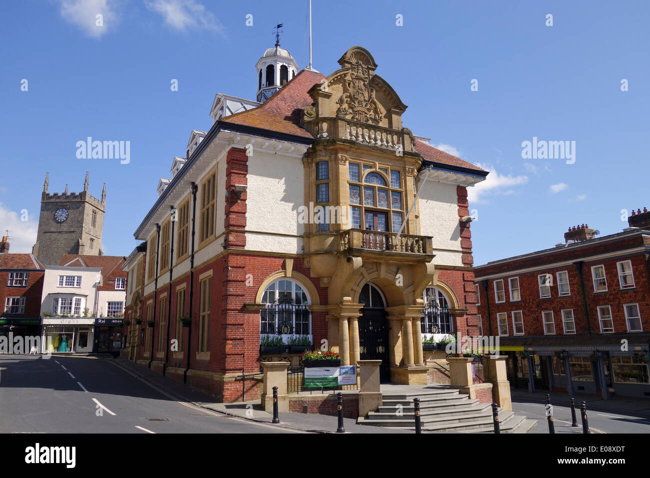 The Town Hall, Marlborough, Wiltshire, England, UK Stock Photo Alamy