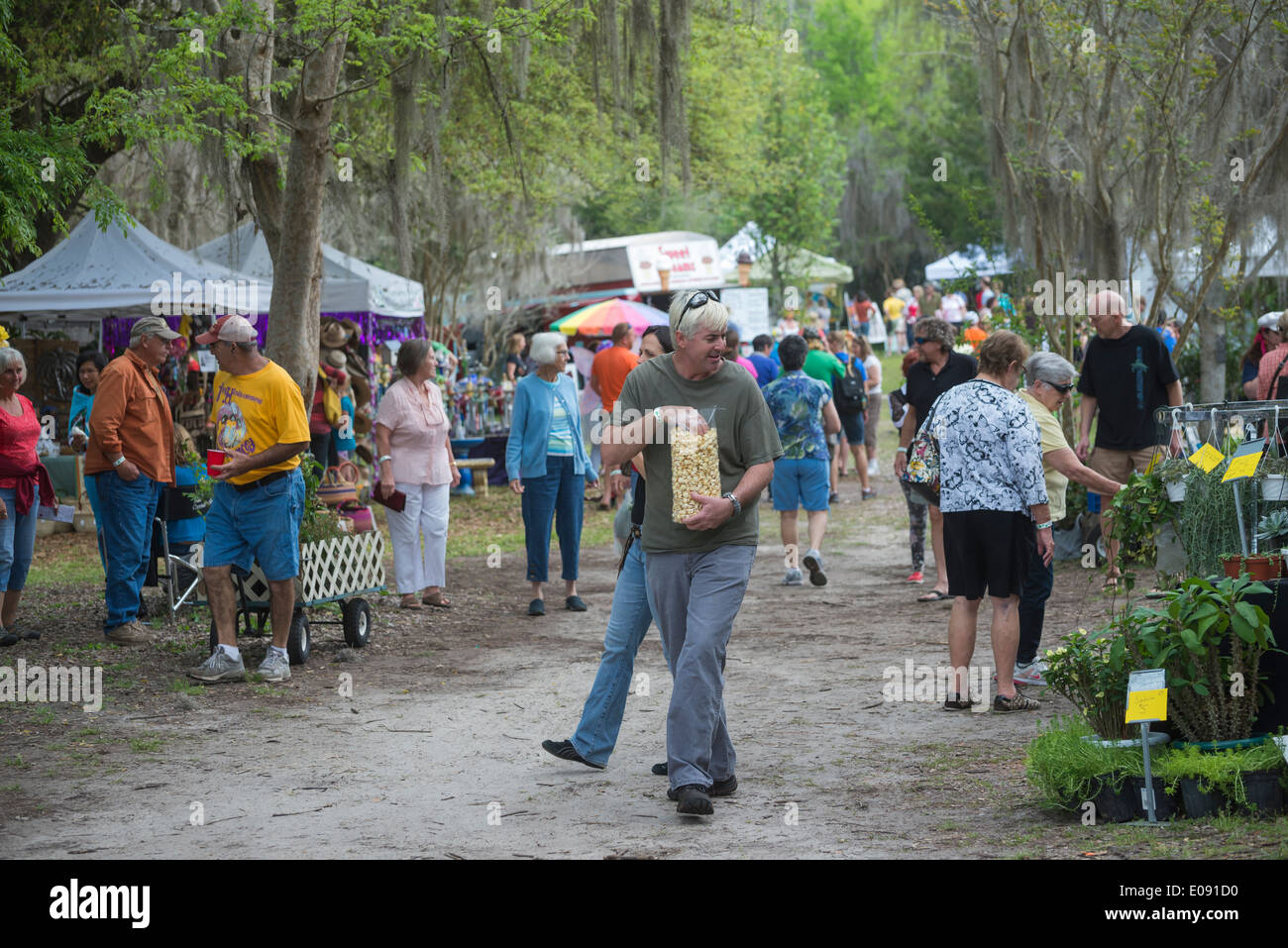 Kanapaha Spring Garden Festival in Gainesville, Florida Stock Photo Alamy