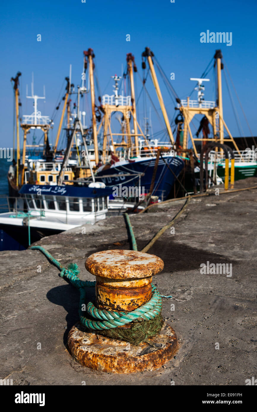 Fishing boats tied up in Kilmore Quay, Wexford, Ireland Stock Photo