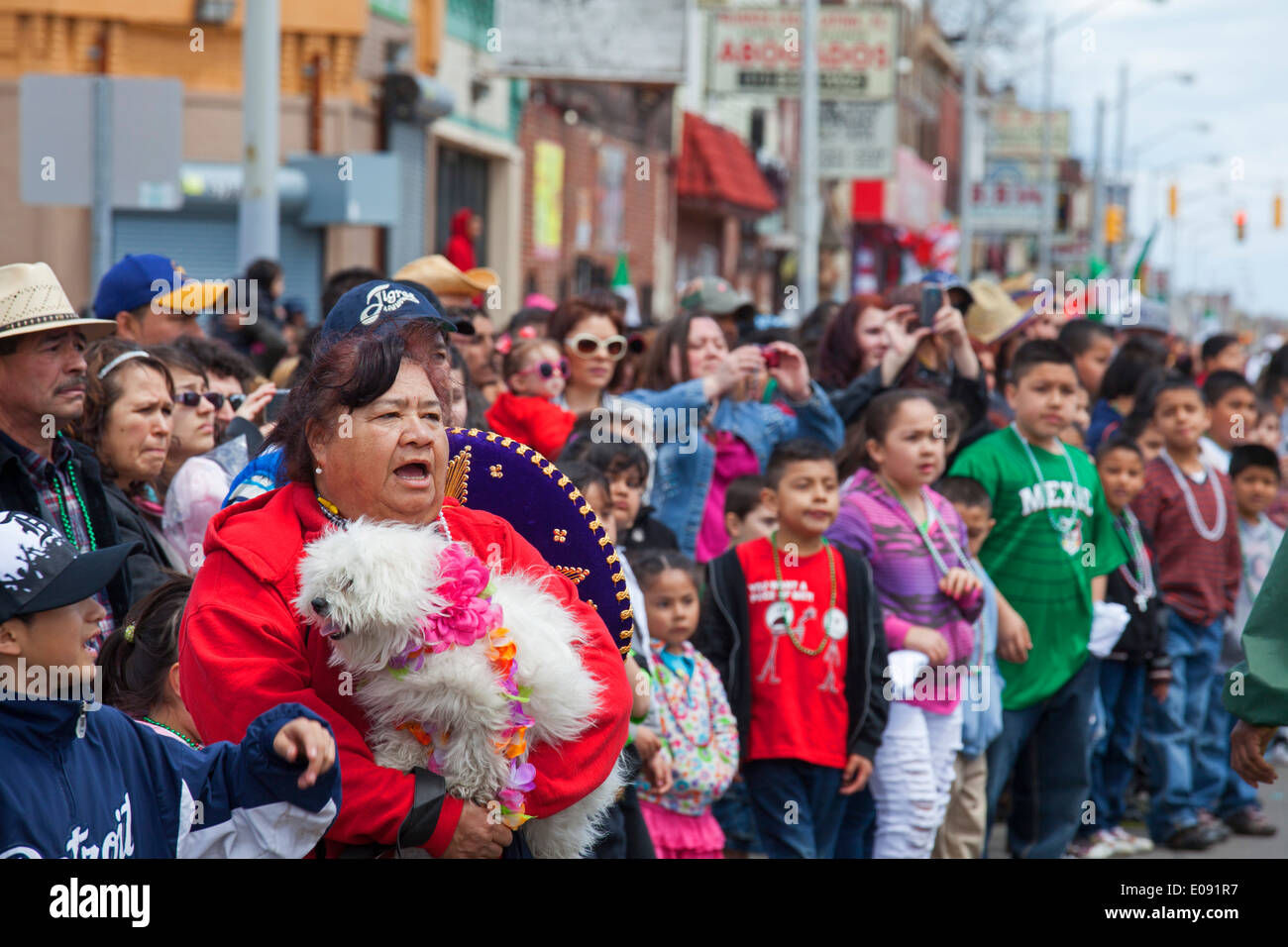 Detroit, Michigan The annual Cinco de Mayo parade in the Mexican