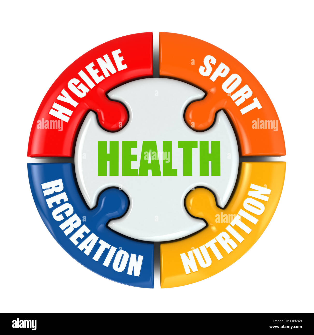 Medical infographic. Health is sport, hygiene, nutrition and ...
