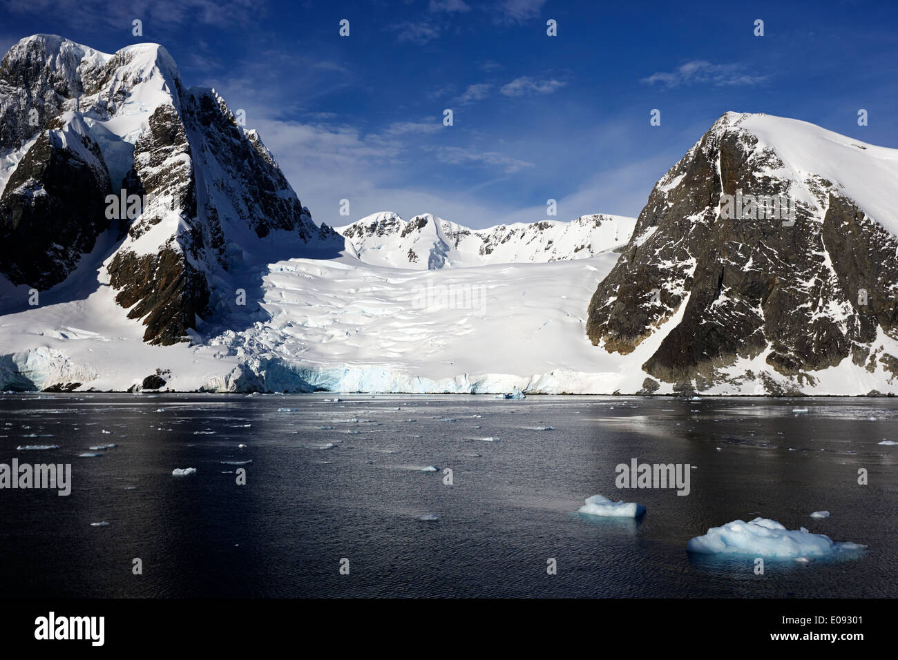 large glacier on the kiev peninsula continental Antarctica Stock Photo ...