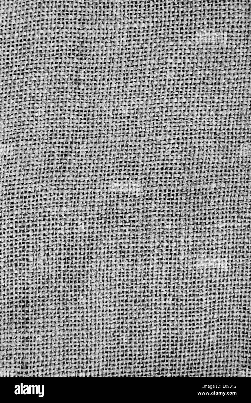 balack and white fabric texture for background Stock Photo