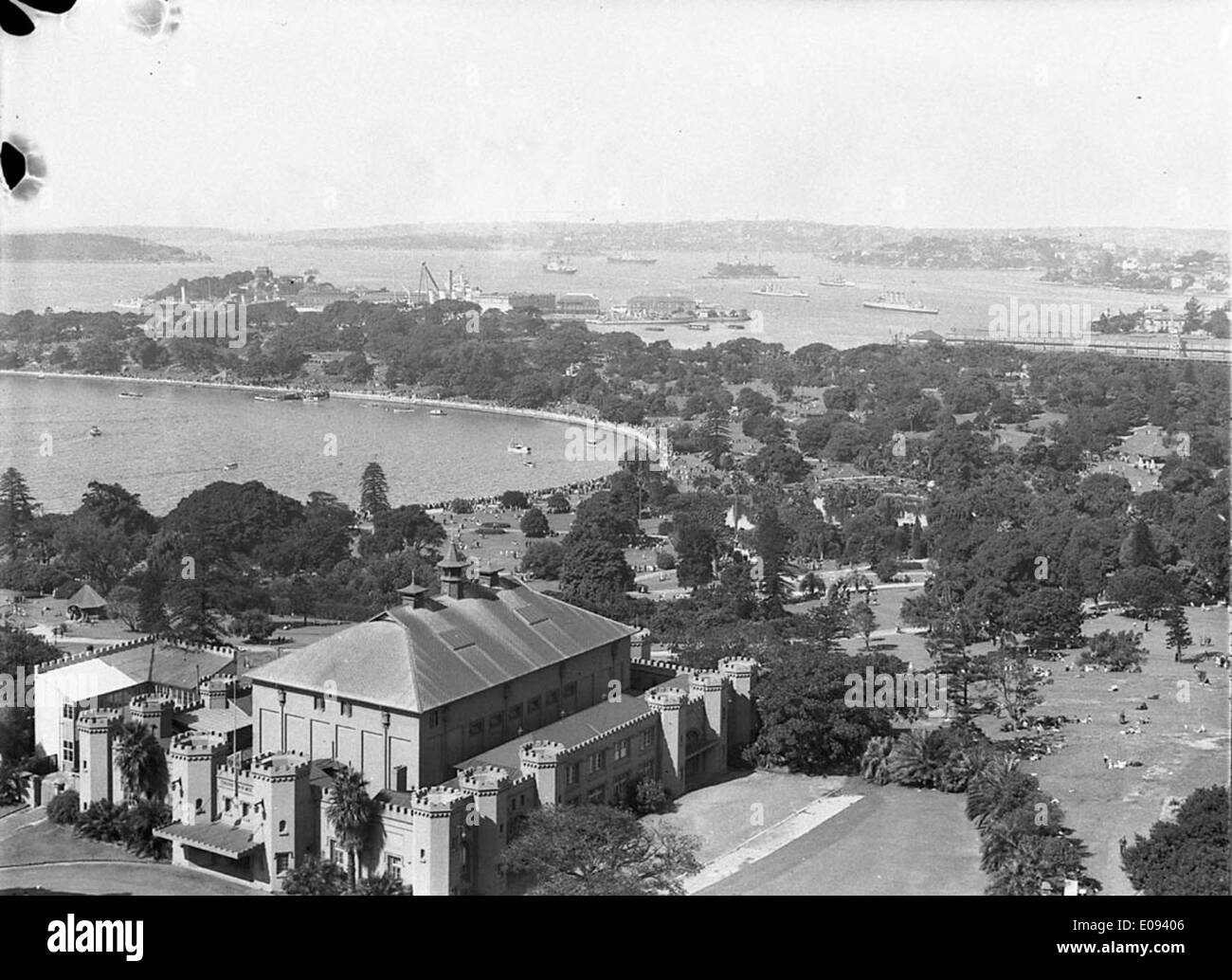 Sydney Harbour, 19 March 1932, by Hall & Co. Stock Photo