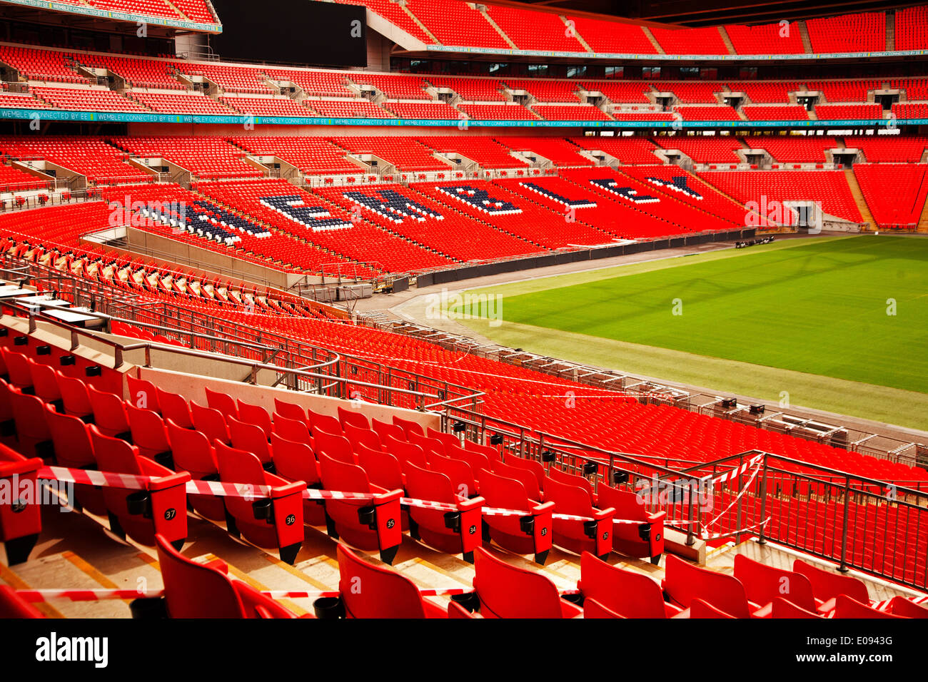 Wembley Stadium Seat View Wembley Stadium Stock Photo - Alamy