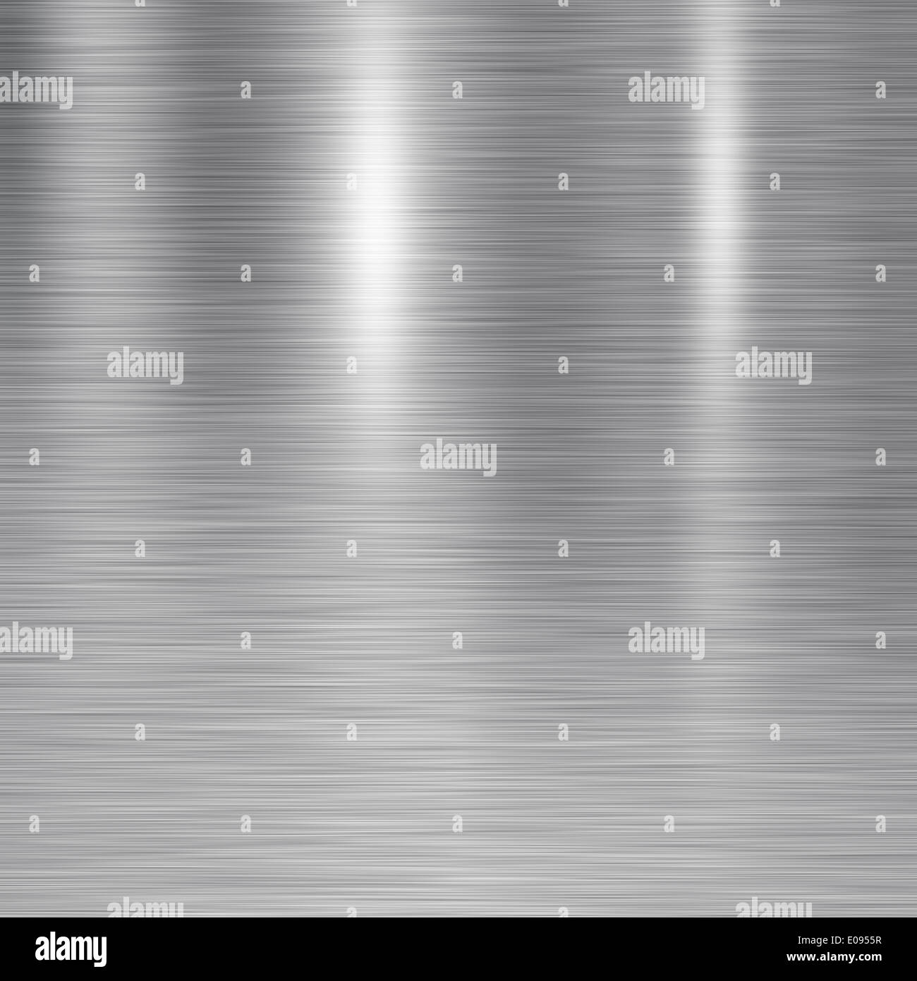 Brushed steel plate texture with reflections Stock Photo - Alamy