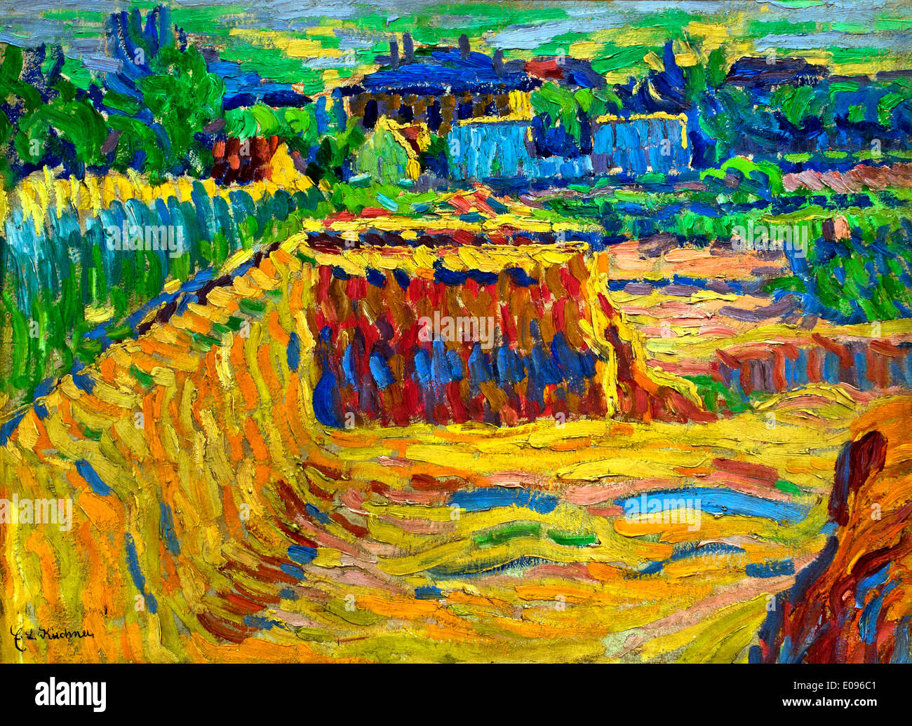 The Loam Pit 1906 Ernst Ludwig Kirchner 1880 -1938 German Germany Stock Photo