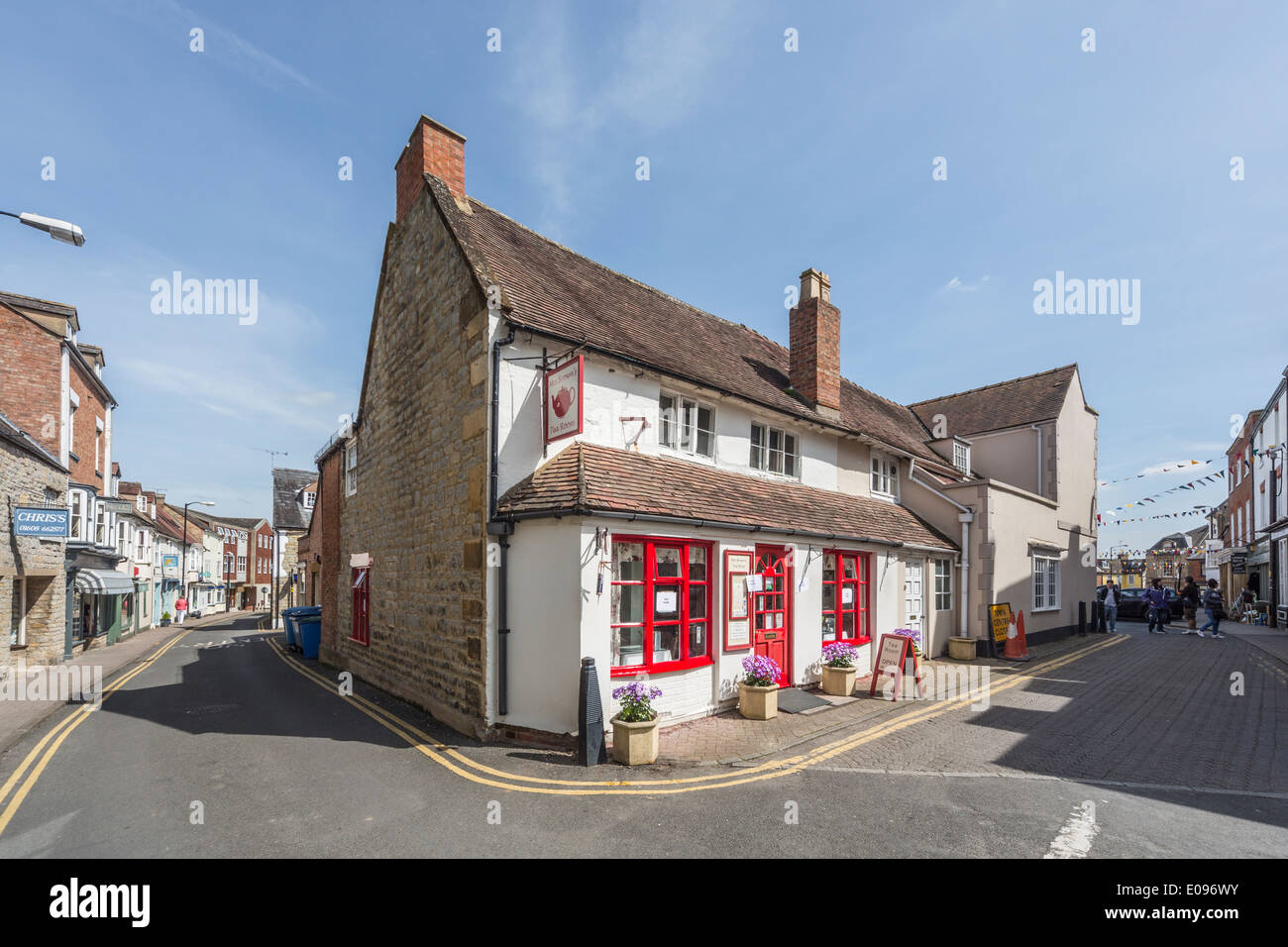 Shop (tea rooms) in ShipstononStour town centre in the Warwickshire