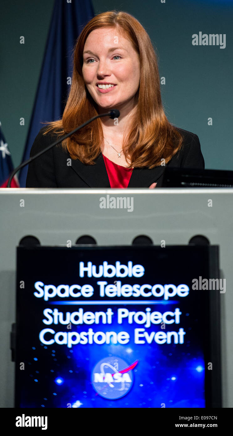 NASA Hubble Space Telescope (HST) Research Project Capstone Event Stock Photo